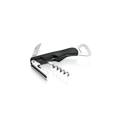 Small Black Chromed Sommelier Knife 13.5 Cm Ebony Handle