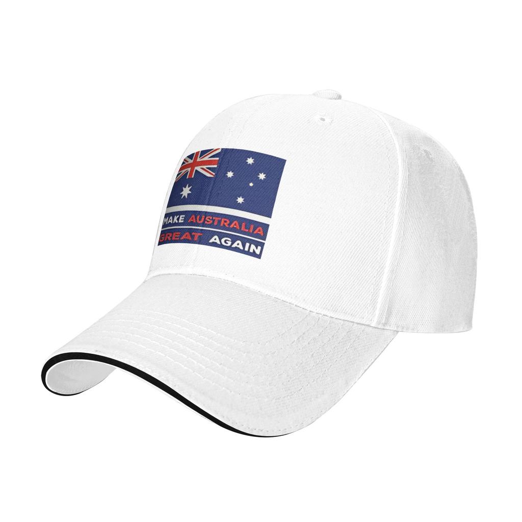 Make australia great again Casual Baseball Cap Summer Trucker Hat Adjustable Tennis Skate Snapback Cap Men Baseball Caps