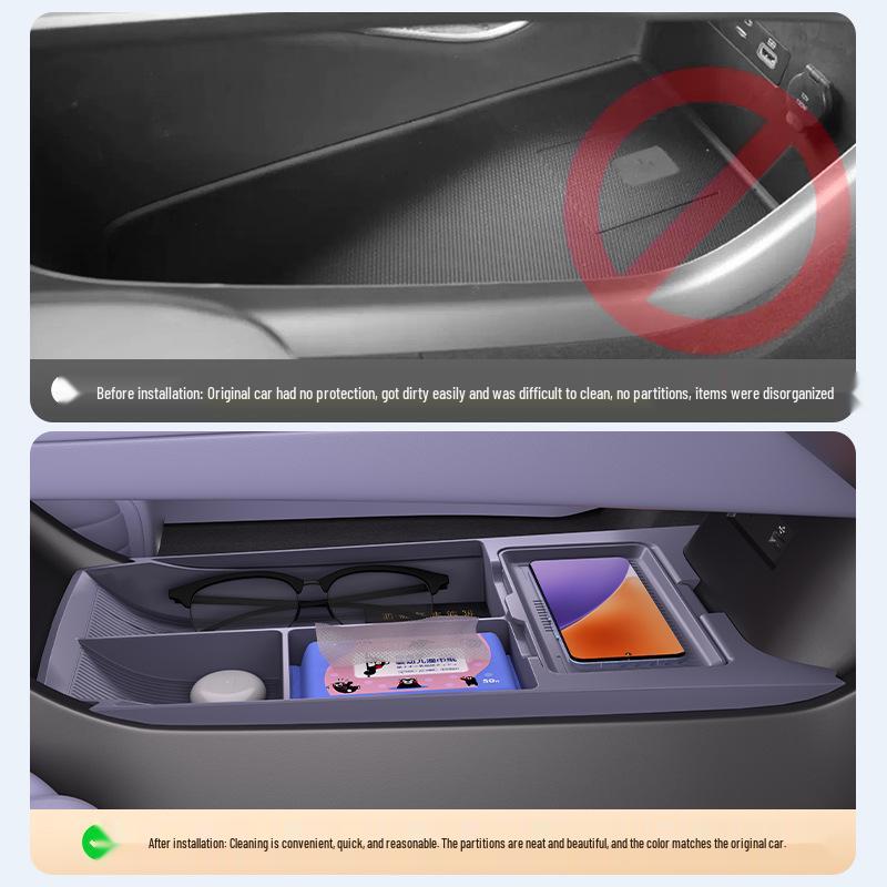 Baojun Xiangjing Center Console Silicone Storage Organizer and Glasses Holder