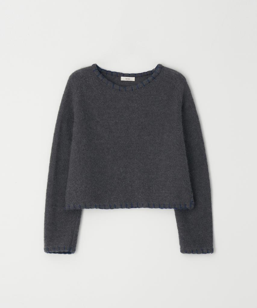 THERYE Mohair Stitch Knit(Charcoal)