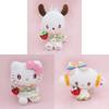 Sanrio Erdbeer-Nachrichten Kuromi Plüschtier Tasche Anhänger Mit Weichem Kurzem Flor Für Kinder