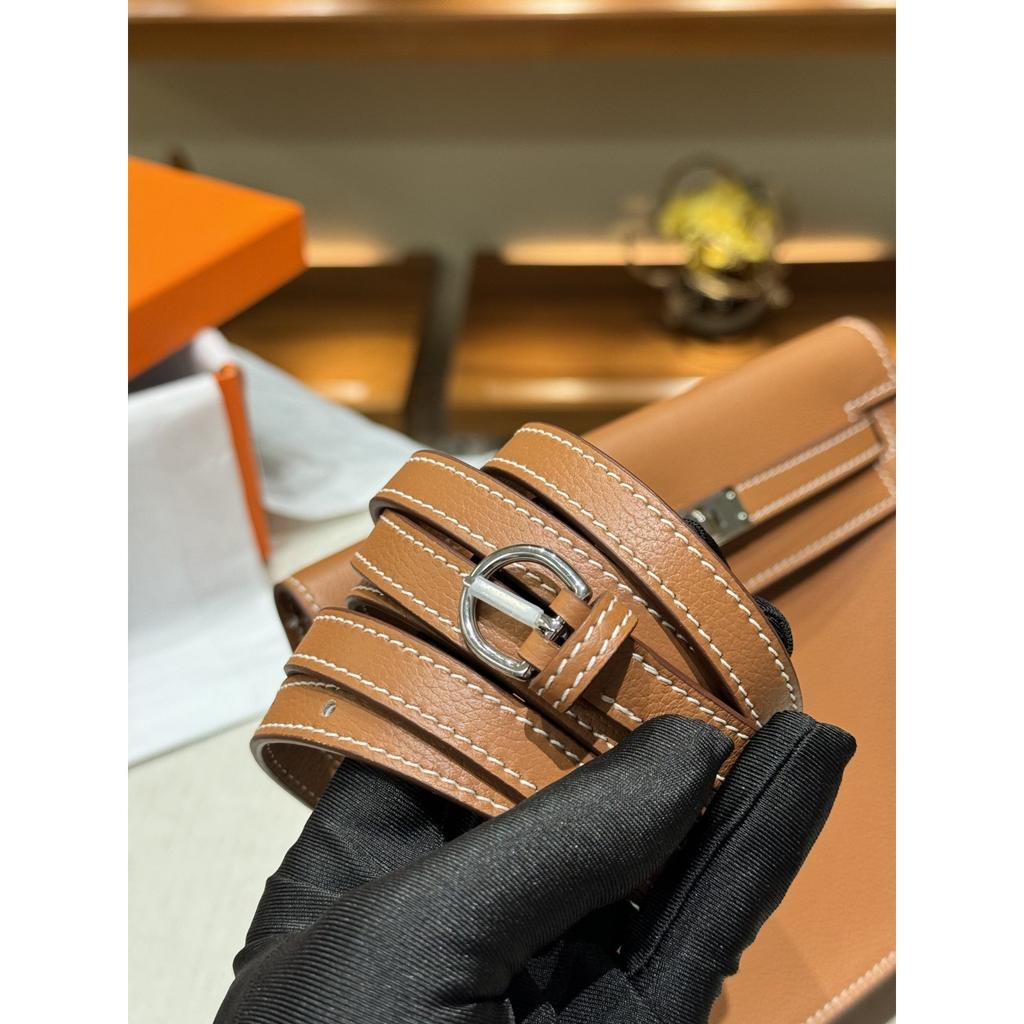 Tas dansen voorhuid leer stalen beslag enkele schouder crossbody dames tas