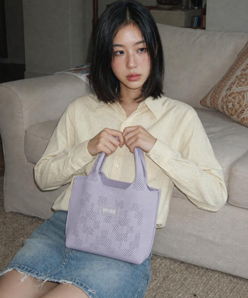 Pleatica Diamond Knit Bag Small / Daily Knit Bag (5 Colors)