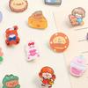 Kawaii Student Fashion Acrylic Fashion Jewelry Korean Style Brooch Cartoon Brooch Bag Ornament