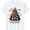 All I Want For Christmas Is Halloween Skeleton Xmas Tree T-Shirt