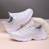 Flat-bottomed sports shoes large size non-slip waterproof shoes leather surface casual shoes travel shoes