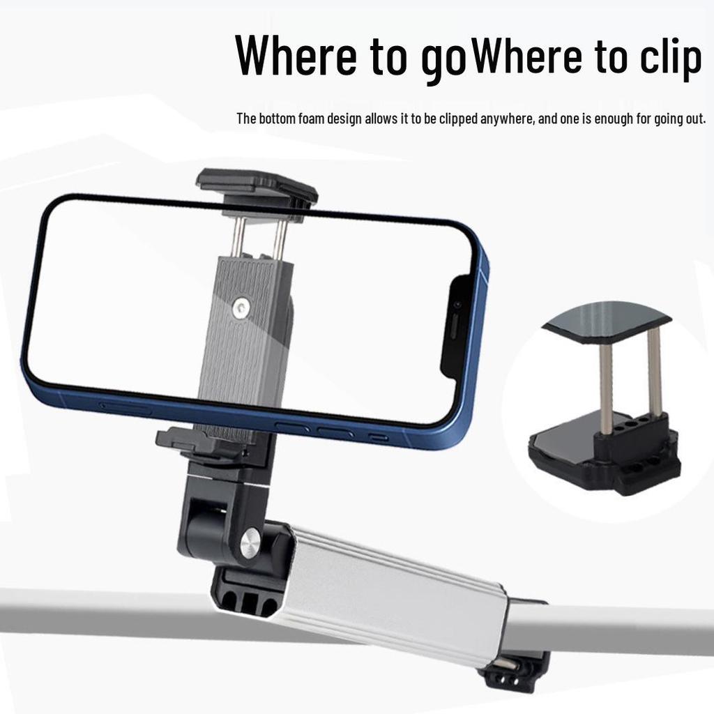 Universal Portable Folding Magnetic Phone Holder for Travel and Desktop Use