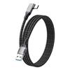 POTRRCIUSUER 5 מטר זווית ישרה ל-USB דור 1 10Gbps העברת נתונים טעינה מהירה 60W PD עבור ומשחק צבע גונדאם כבל USB-C, USB-A ל-Type-C, 3.1 2, מהירות גבוהה