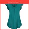 Plus Size Women's Summer Short Sleeve Blouse T Shirt Tops Casual Loose Tunic Tee For Effortless Style And Comfort