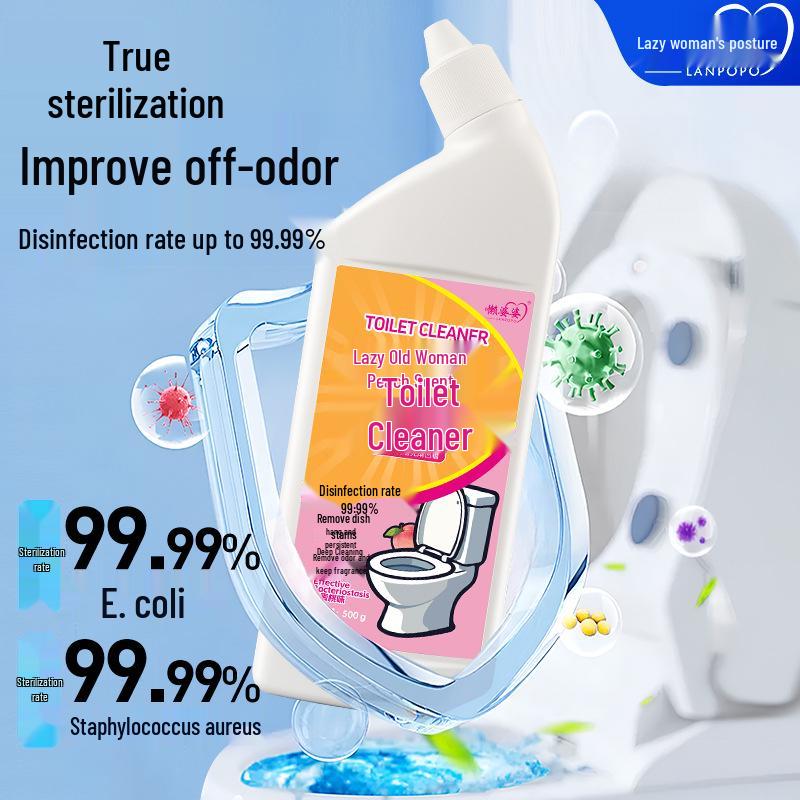 Nettoyant antibactérien pour toilettes et détartrant pour salle de bain