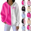 Sweat-shirt à manches longues de sport décontracté pour femme avec imprimé ange