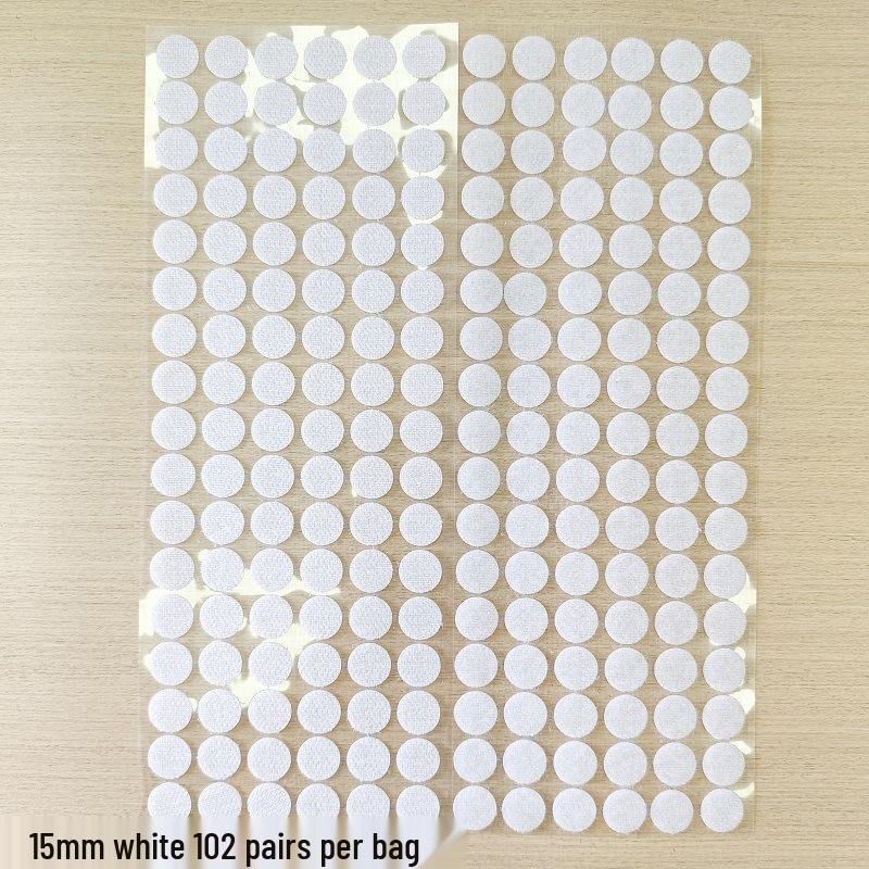 White Velcro Hook & Loop Quiet Book Toy - Early Education Double-Sided Sticker