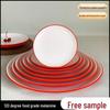 Thickened Melamine Round Serving Plate