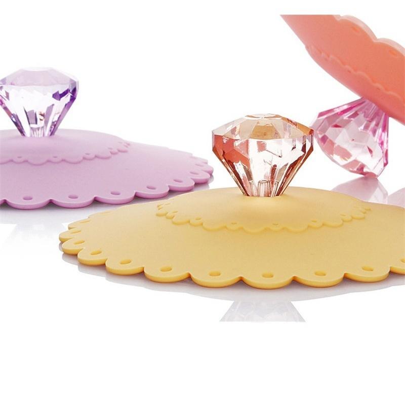 Lace Cup Cover Silikonové víčko Kryt víka láhve Příslušenství pro domácí kancelář