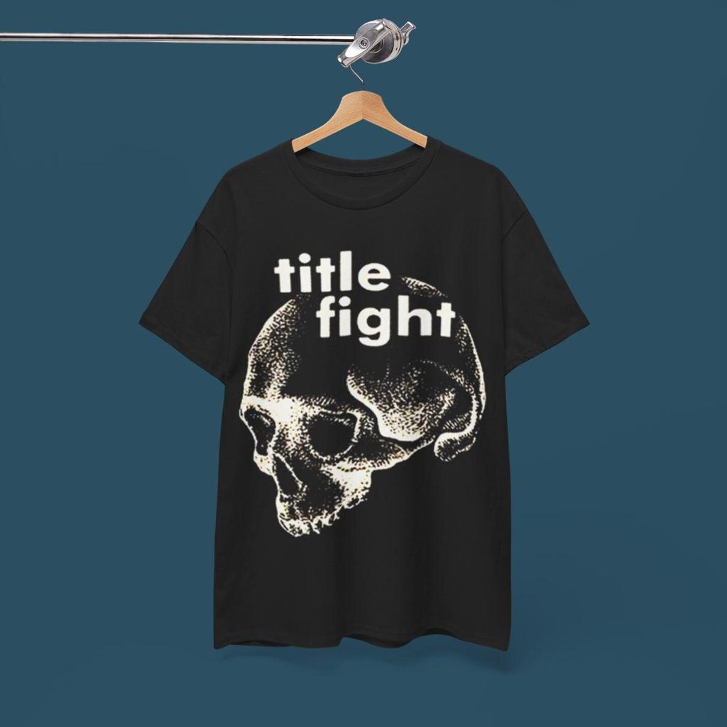 Title Fight Band T Shirt - Skull Graphic Tee, Rock Grunge Style