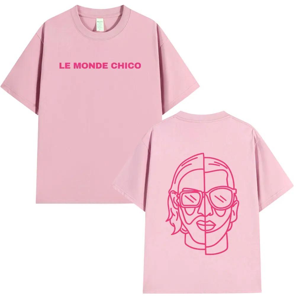 Le Monde Chico T-shirt Franse Rapper PNL Album Grafische Print T-shirt Mannen Vrouwen Hip Hop Mode Bestverkochte Losse Kleding Unisex