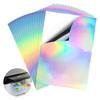 20 stuks Printbaar Holografisch Stickerpapier A4 Droogt Snel Waterdicht PET Regenboog voor Inkjet Printer