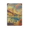 Mfoever Blech Reise Städte Schild Metallschilder Vintage Poster Japan Thailand Italien Landschaft Retro Platte Kunst Malerei Heim Bar Pub Club Dekor