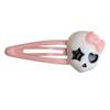 Ins Style Pink Color Cartoon Skull Hairpin for Woman Cute Style Hair Clip Aesthetics Cream Feeling Hair Accessories