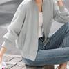 Veste de baseball légère et respirante pour femme, décontractée, simple, ample et fine, protection solaire
