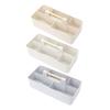 1Pcs Storage Box W/ Handle Holder Multi Grid PP for Pencil Laundry Cabinets