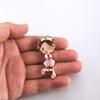 Nurse Cute Stethoscope Heartbeat Shape Enamel Colorful Jewelry Medical Brooches Doctor Hospital