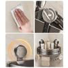 Compact Size Corner Shower Rack Suction Cup Holder