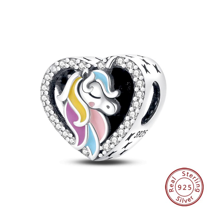 Dreamy Unicorn Series Copper Metal Rainbow Cloud Dreamy Color Charm Bead Components Bead Components 3mm Do It Yourself High Quality Fine High Quality