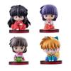 4 tk/komplekt Anime INUYASHA figuurmänguasi Kikyo Sesshoumaru Higurashi Kagome multikakujuline nukk Laste kingitus
