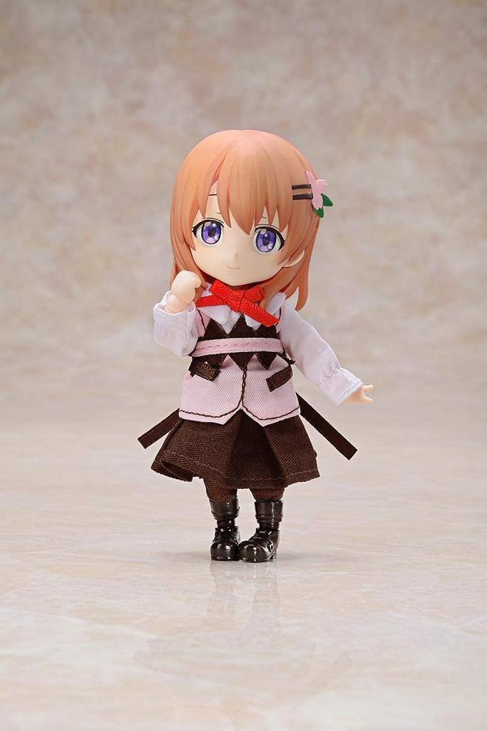 Aoshima Bunka Kyozaisha FunnyKnights Chibikko Puppe Ist die Bestellung eine Kakao Gesamthöhe ca. 100mm Bemalte Bewegliche Figur Hase? ATBC-PVC/ABS