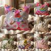 P-Paige G-Gemmel M-Monkey Cushion Cover Multi-Scene Pillow Cover for Home & Car - Reversible, Soft & Durable for Daily Use