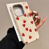 For iPhone 17 16 15 14 13 12 11 Pro Max Air Case Strawberry Daisy Sweet Pattern Cover For iPhone XS XR X 7 8 Plus 16E Soft Funda