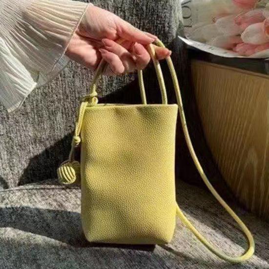 Women's Crossbody Phone Bag Solid Color Mini Messenger Bag Small Crossbody Purse Cell Phone Bag for Casual Outings Shopping Street