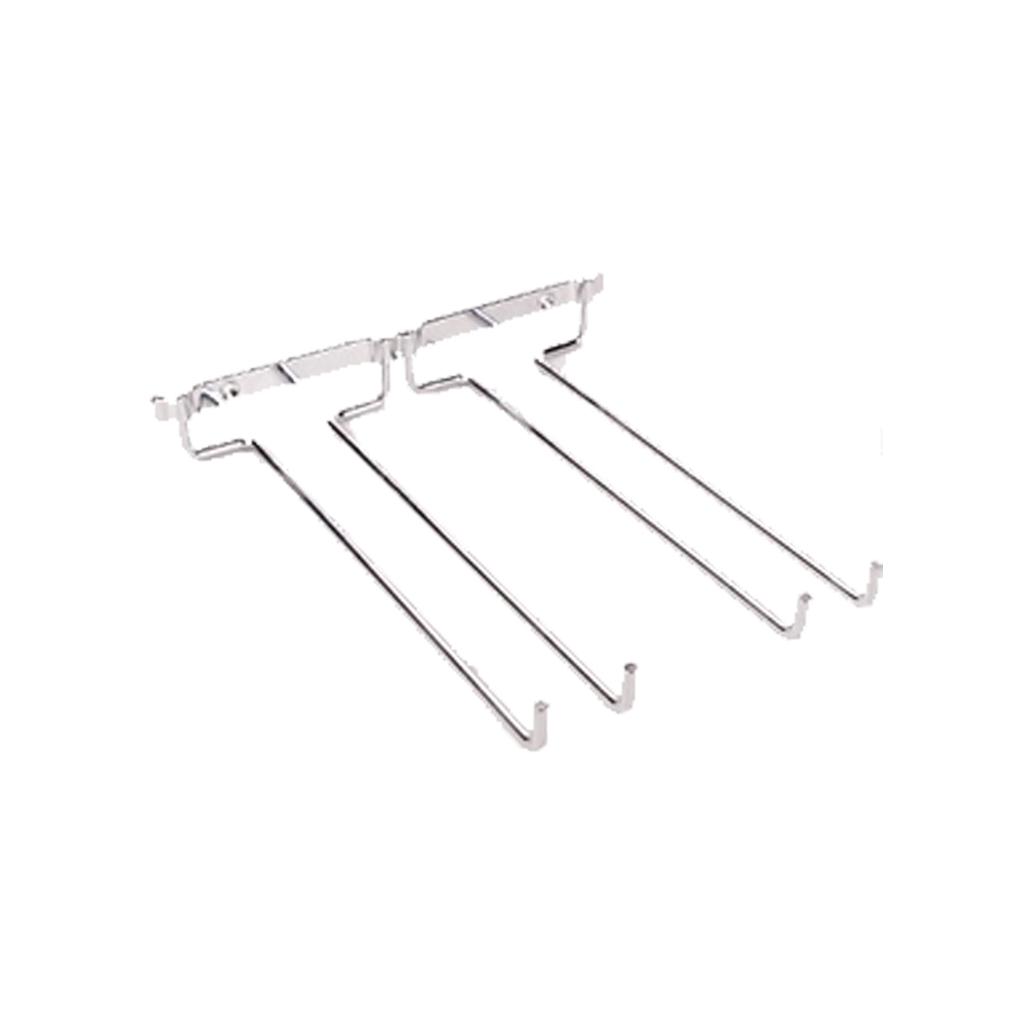 Hanging Wine Glass Rack Wall Mount Metal Wine Glass Storage Hanger Stemware Holder Rack Wine Glass Holder for Kitchen