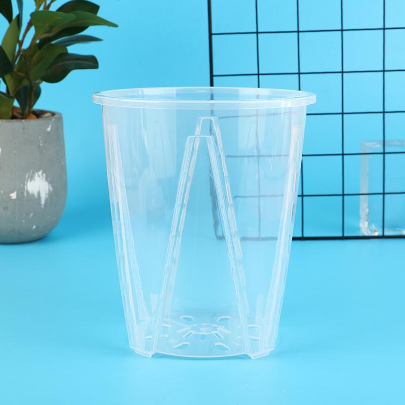 Blumentopf Diy Kunststoff Transparent Zylindrischen Blume Halter Gemüse Pflanzer