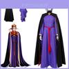 Enchanting Snow White Evil Queen Dress Outfit For Adult Halloween Carnival Events
