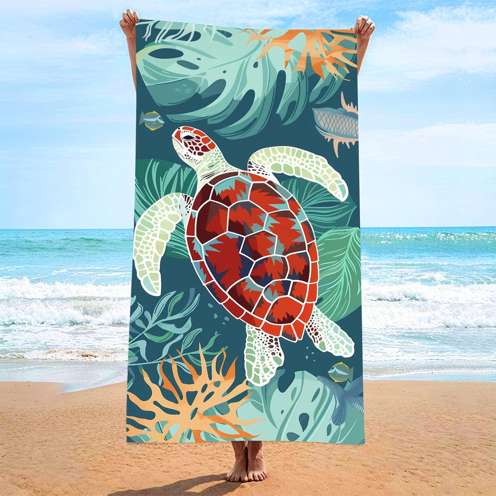 Microfiber Beach Towel Printed Beach Towel Absorbent Beach Towel