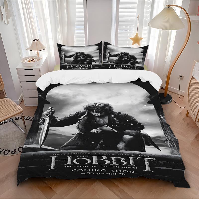 3pcs Hobbit, Poster Duvet Cover Set (1 Duvet Cover + 2 Pillowcases, No Core) - Comfortable, And Breathable Bedroom Decoration yy251104086