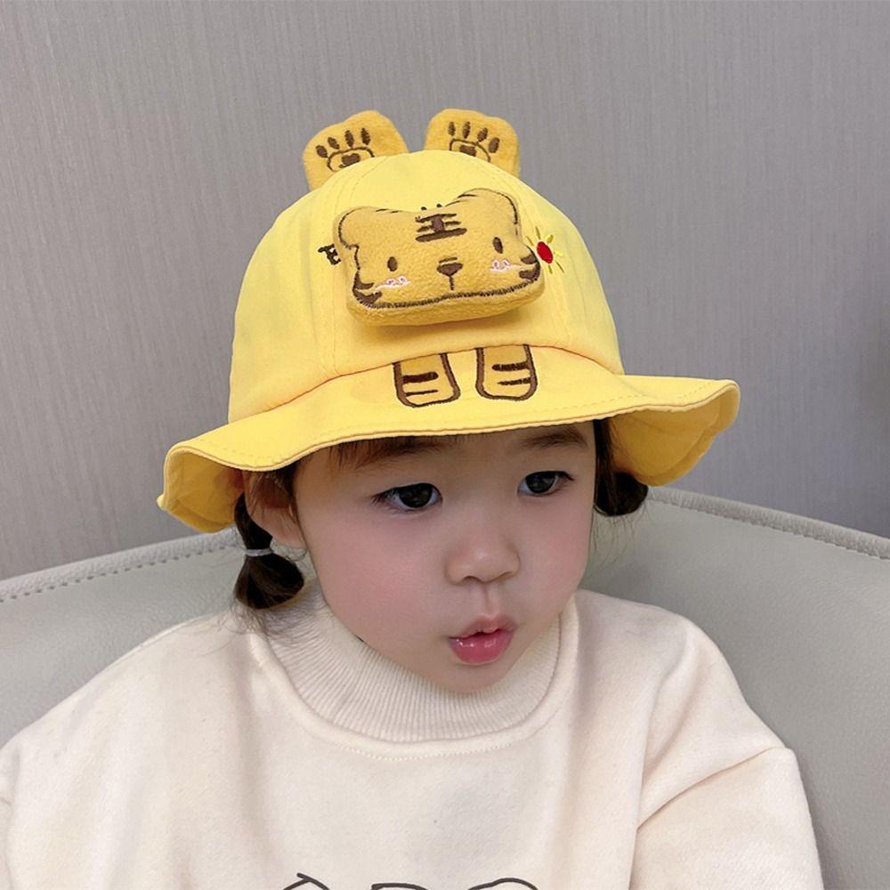 Cartoon Animal Baby Bucket Hat UV Protection Kids Sunshade Cap UV Protection Hat Children Wear