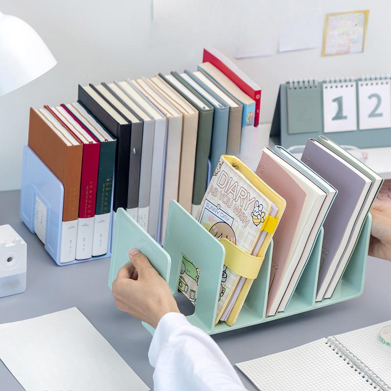 Şeffaf Kitap Yükseltici Öğrenci Masaüstü Düzenleyici Ayırıcı Raf Kitap Dosyası Kitap Rafı Ofis Veri Rafı Bölücü