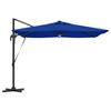 Roma Parasol Blue 286 X 284 X 270 Cm Aluminum and Polyester