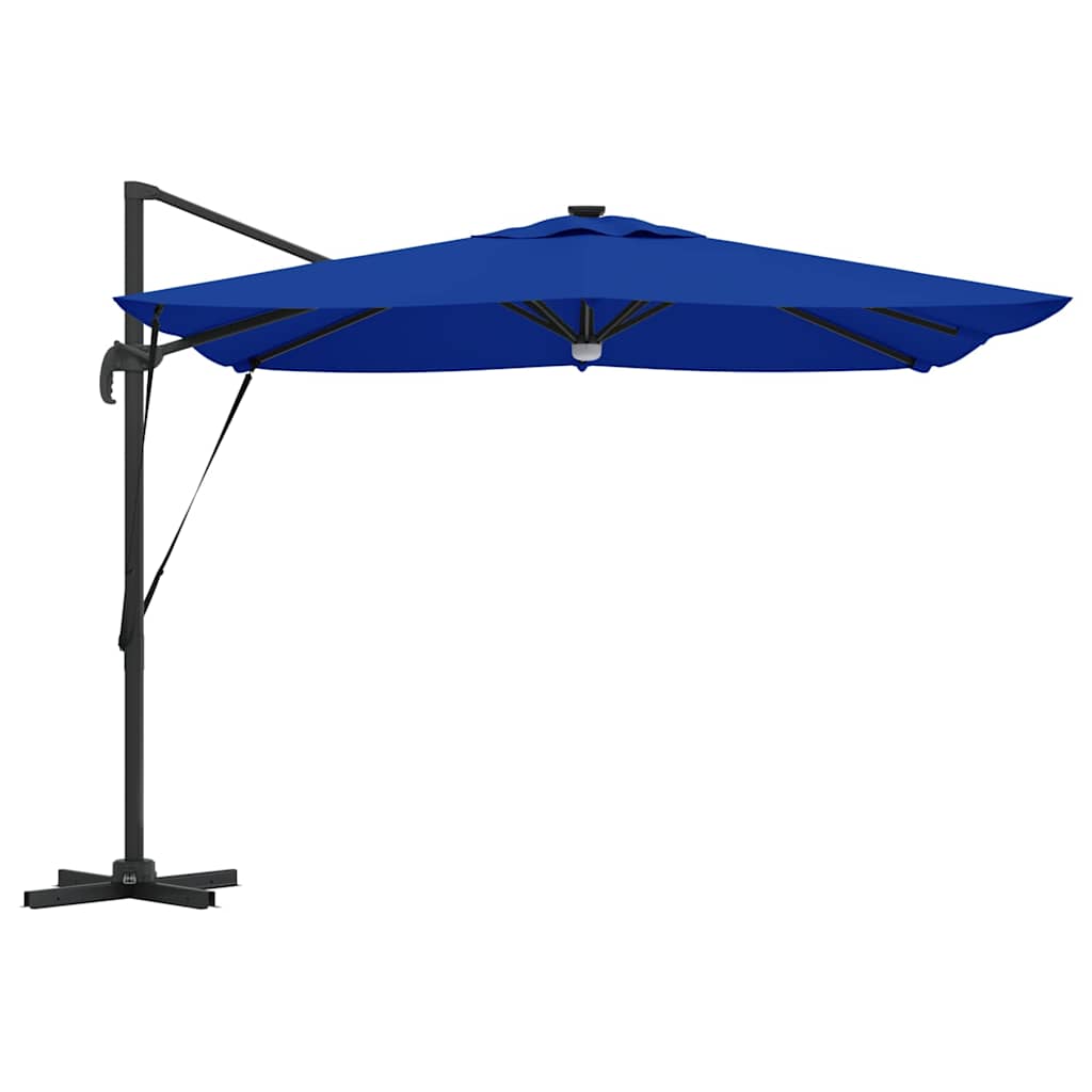 Roma Parasol Blue 286 X 284 X 270 Cm Aluminum and Polyester