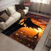 New To DC Batman Area Carpet, Living Room Bedroom Sofa Office Area Children's Room of Choice, Non-slip Machine Washable Mat Gift