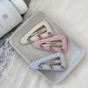 Women's 6-color Big Triangle Cubic Cherry Snap Hairpin