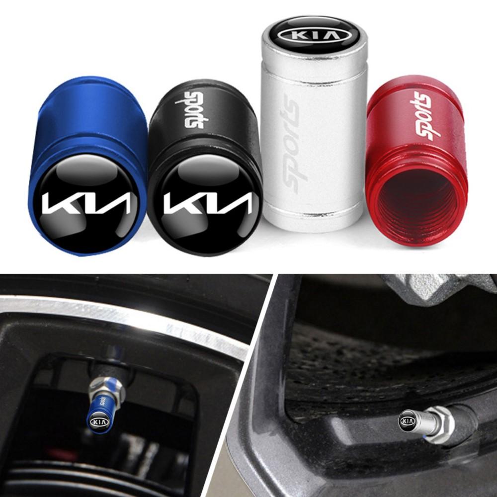 Car Tire Valve Cap Tyre Valve Stem Covers For New KIA Sportage Ceed Sorento Cerato Optima Picanto Rio Soul Niro Sonic Cadenza K5 RUAJC1