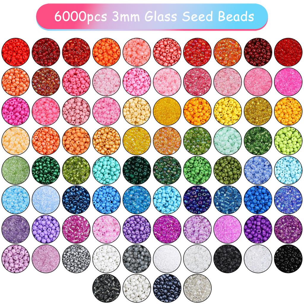 12 Grid Rice Bead Set Box String Beads Loose Bead Necklace Bracelet Handmade Diy Jewelry Accessories