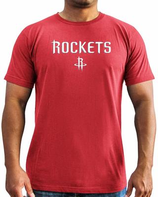 Houston Rockets Herren Rot Majestic Put Back Kurzarm T-Shirt