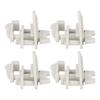 4 Set Pontoon Boat Gate Latch Kit ABS Square Frame Pontoon Boat Replacement Door Latches for Left