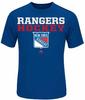 New York Rangers Herre Polyester Føl Presset Kortermet T-skjorte