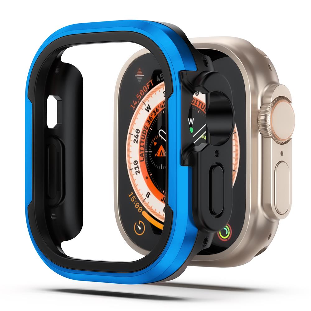 Screen Protector for Apple Watch Case Ultra 2 49mm Aluminum TPU Frame Iwatch Series 8 9 7 6 5 4 SE 45mm 41mm 44mm 40mm Cover